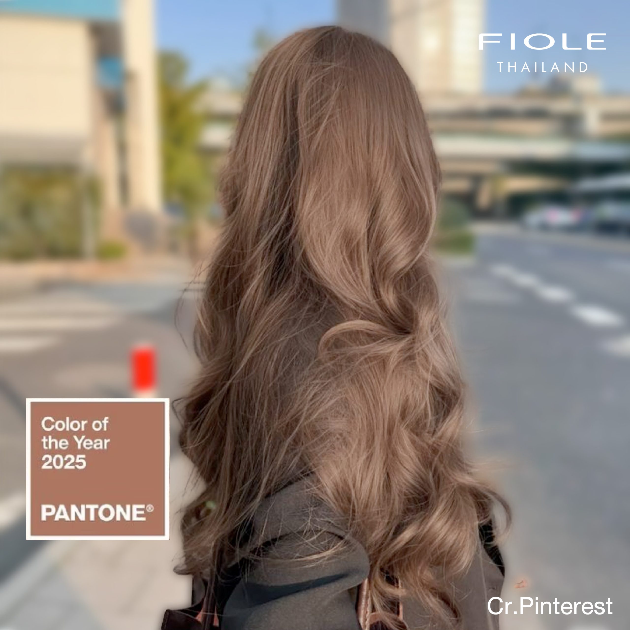 เทรนสีผม 2025 ผมสี Mocha Mousse ตาม Pantone ปี 2025